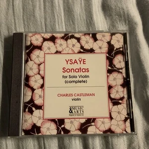 Ysaye Sonatas For Solo Violin Complete Charles Castleman Cd - Picture 1 of 2