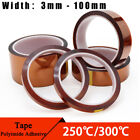 1 Roll Kapton Polyimide Tape Adhesive Insulation Thermal Heat Resistant 3-100Mm