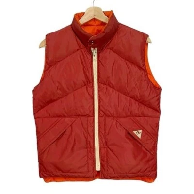 Vintage Camel Cigarettes Mens Reversible Goose Down Puffer Vest Size XS gorpcore - Image 1 of 4