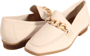 Mocassino da donna Clarks Sarafyna Iris bianco in pelle USA taglia 9 LARGO - Foto 1 di 5