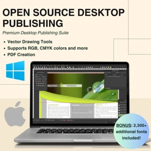 Desktop Publisher Professional Publishing Print Design Software Program USB/DVD - Picture 1 of 7