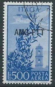 1949-52 TRIESTE A USATO POSTA AEREA CAMPIDOGLIO 500 LIRE - ED913 - Picture 1 of 1