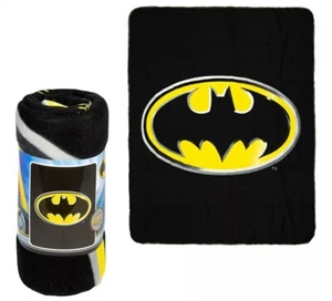 Coperta in pile Batman supereroe bambini calda coperta morbida pipistrello 100 x 140 cm - Foto 1 di 2