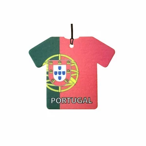 Personalised Portugal Flag Jersey Car Air Freshener - Picture 1 of 2