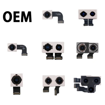 For Apple iPhone 14 13 12 11 X XR 7 8 Back Rear Camera Replacement Lens Original - Image 1 of 4