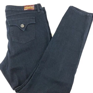 2BW/U Skinny Jeans Womens Size 20 Dark Wash Button Flap Pockets NWT - Picture 1 of 6