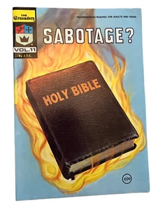 Vintage Chick Publications Christian Comic The Crusaders Vol. #11 Sabotage? - Picture 1 of 2