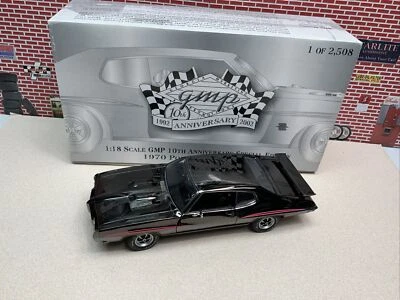 1/18 GMP 1970 Pontiac GTO THE JUDGE Black Chrome 10th Anniversary Store Display - Image 1 of 4