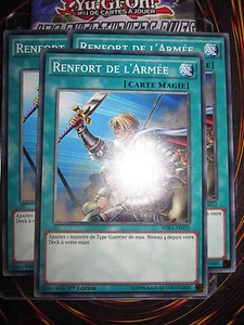 YU-GI-OH! COM RENFORT DE L'ARMEE LOT DE 3 (PLAYSET) WIRA-FR052 NEUF EDITION 1 - Picture 1 of 1