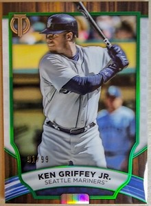 2022 Topps Tribute Ken Griffey Jr. #78 Green #'d /99 Seattle Mariners