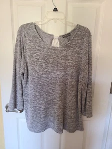 Market & Spruce Charcoal/White Pullover Sweater - SZ. XL - Picture 1 of 5