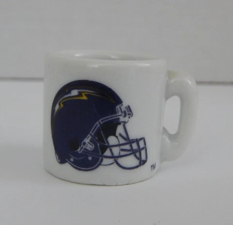 San Diego Chargers ~ Small Miniature Mug * Team Logo Cover