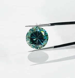 5-6 Ct Loose Blue Lab Created Diamond For Ring Quality AAA Clarity Certified - Picture 1 of 4