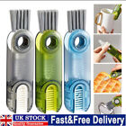 3 in1 Tiny Bottle Cup Lid Detail Brush Multi-Functional Crevice Cleaning Brush