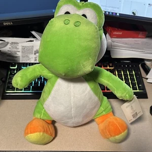 2021 Good Stuff Nintendo Super Mario Yoshi Plush Stuffed Animal Green Large NWT - Picture 1 of 4