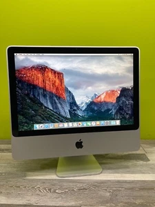 Apple iMac 2008 A1224 20" Screen Core 2 Duo 2.66GHz 4GB 320GB El Capitan - Picture 1 of 19