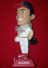 2001 ROBERTO ALOMAR #12 Bobblehead Cleveland Indians SGA (#7 in Series of 7) MNT