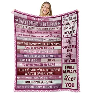 Mother in Law Gifts, Mother in Law Blanket 80" X 60", Throw Blanket Gifts to ... - Picture 1 of 7