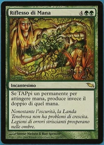 Mana Reflection Shadowmoor (ITALIAN) NM Green Rare CARD (180585) ABUGames - Picture 1 of 2