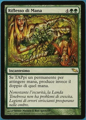 Mana Reflection Shadowmoor (ITALIAN) NM Green Rare CARD (180585) ABUGames - Image 1 of 2
