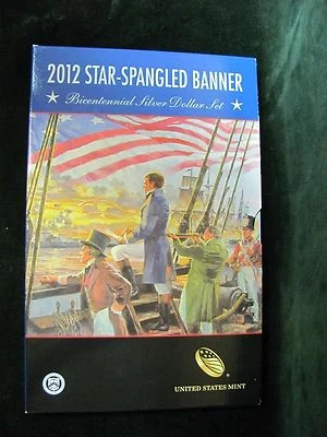 2012 $1 Star Spangled Banner Bicentennial Proof Silver Dollar Chronicles Set - Image 1 of 4