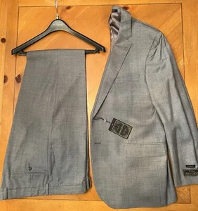 Jos. A. Bank Reserve 43 R (37 W) 2pc Wool Suit, Pants & Jacket - Picture 1 of 10