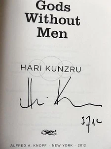 Hari Kunzru, GODS WITHOUT MEN *SIGNED & DATED* 2012 PB ARC 1ST1ST Event Signed - Picture 1 of 11