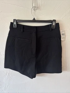 Diane von Furstenberg Damenshorts Größe 6 schwarz Wolle neu mit Etikett " - Bild 1 von 6