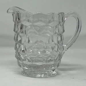 Vintage Fostoria amerikanischer kubistischer Stil Krug 16 Unzen - Bild 1 von 12