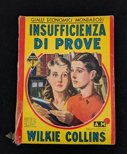 GELB WIRTSCHAFT MONDADORI JAHR 1939 Unzureichende Beweise Wilkie Collins - Bild 1 von 4