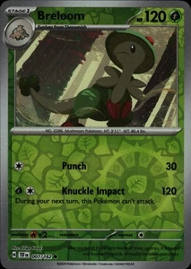 Breloom Reverse Holo Common SV05: Temporal Forces 007/162 NM - Picture 1 of 2