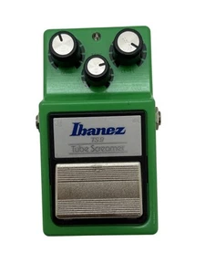 Pedal Overdrive Ibanez TS9 Tube Screamer Hecho en Japón Clásico Verde - Imagen 1 de 6