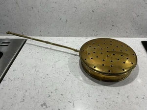 Vintage Bettwärmer oder Kastanienbräter um 1930’s. 53 cm lang - Bild 1 von 8