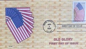 Ventilador Plegable Romp Cachets 3779 Old Glory Bandera de Estados Unidos - Imagen 1 de 1