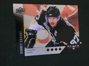 2009-10 UPPER DECK BLACK DIAMOND SIDNEY CROSBY BD12 QUAD DIAMOND