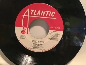 BEN E. KING * ATLANTIC LABEL RARE PROMO 3808 * STREET TOUGH * MONO* 45 LP - Picture 1 of 2