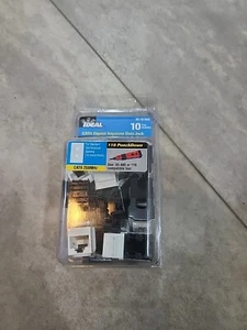 Ideal 89-761WH CAT6 Keystone Modular Jack White 10/Clam #420 K2 - Afbeelding 1 van 2