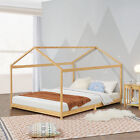 [en.casa] Kinderbett 160x200cm Haus Holz Bambus Bettenhaus Hausbett Kinder Bett