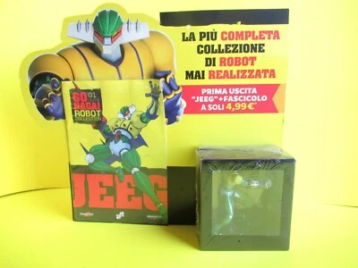 GO NAGAI ROBOT COLLECTION # 1 JEEG ROBOT FASCICOLO GADGET BLISTERATO SIGILLATO  - Immagine 1 di 4