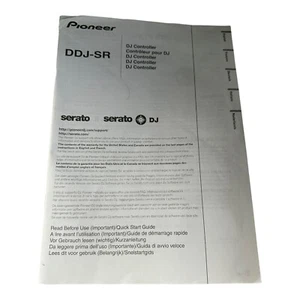 Pioneer DDJ-SR DJ Serato Controller Owners Manual English French Dutch USED - Picture 1 of 2