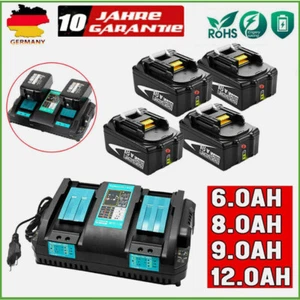 Für Makita 18V 12.0Ah Li-Ion Akku Original BL1815N BL1850B LED LXT 9Ah/Ladegerät - Bild 1 von 54