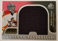 ROBERTO LUONGO 2005-06 SP GAME USED AWESOME AUTHENTICS JERSEY 100 MADE PANTHERS