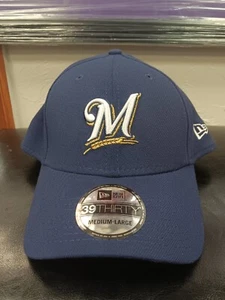 New Era Milwaukee Brewers Team Classic 39THIRTY Medium/Large Hat Cap New - Picture 1 of 4