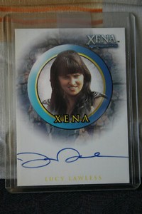 Rittenhouse XENA Season 6 Auto Autograph A14 Lucy Lawless as Xena
