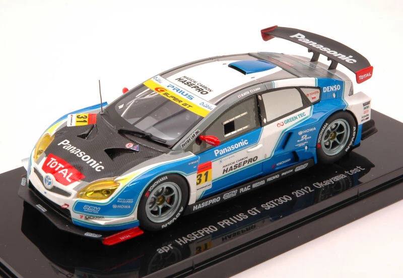 Modellino auto Ebbro diecast TOYOTA PRIUS N.31 SUPER GT300  OKAYAMA TEST mode... - Immagine 1 di 1