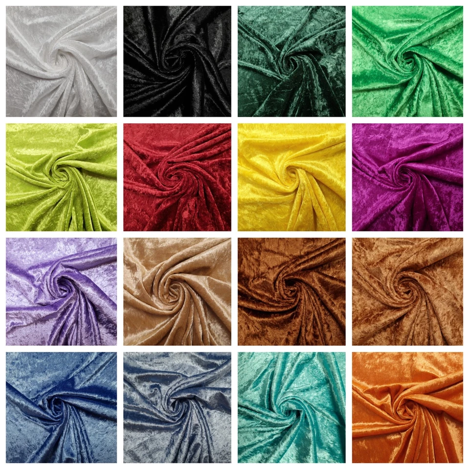 Pannesamt uni Meterware, 150 cm breit für Dekorationen, Karneval oder Kostüme - Bild 1 von 1