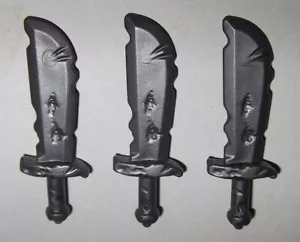 21133, 3x Schwert, Säbel, Entermesser, Machete, Piraten, anthrazit - Picture 1 of 1