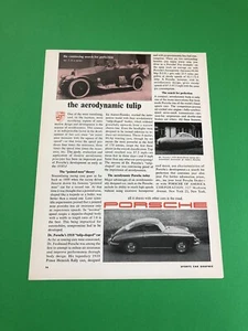 1962 1963 PORSCHE 356 VINTAGE ORIGINAL PRINT AD ADVERTISEMENT PRINTED - Picture 1 of 1