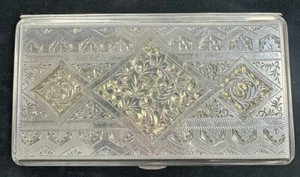 JAPANESE 950 Silver 1939 Cigarette Case Launch Of Dona Aurora 6.32 Ozt - Picture 1 of 4