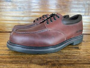 Mens Red Wing Work Shoes Brown Leather Size 14 D Made In USA